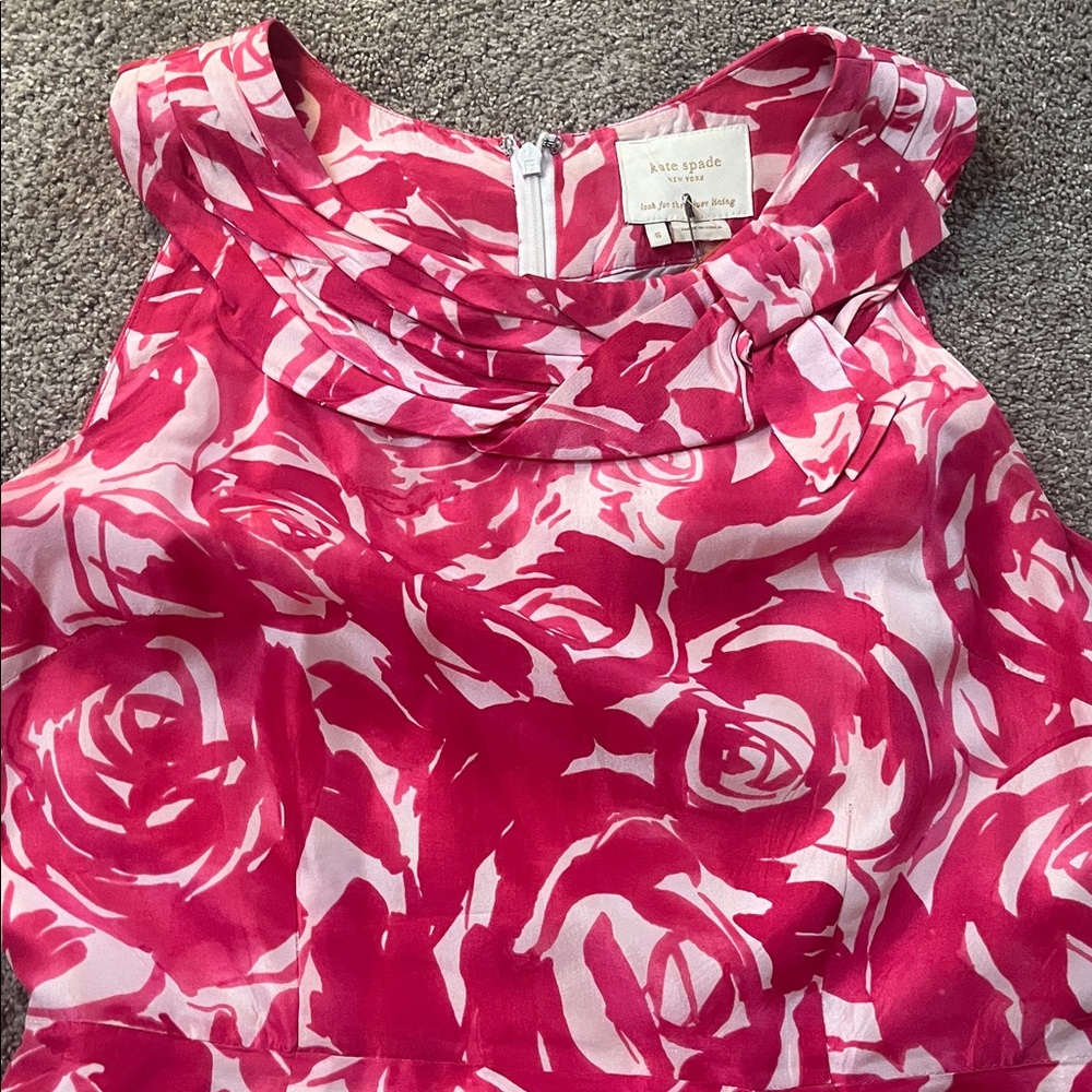kate spade Pink and White Floral Sheath Dress - Picture 5 of 16